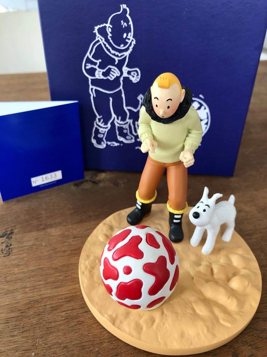 Figurine résine Tintin ; Tintin & L'Etoile Mystérieuse