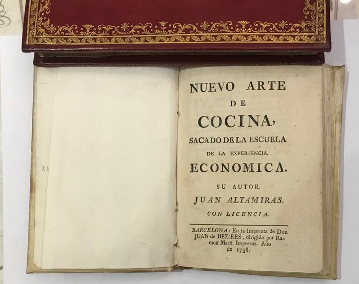 Juan Altimiras - Nuevo arte de cocina, sacado de la escuela de la experiencia económica - 1758