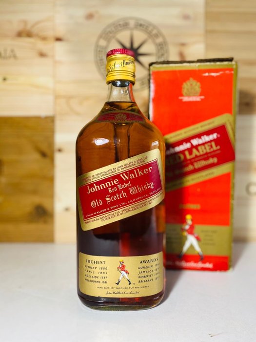 Johnnie Walker Red Label - b. Lata 80. - 2 litry