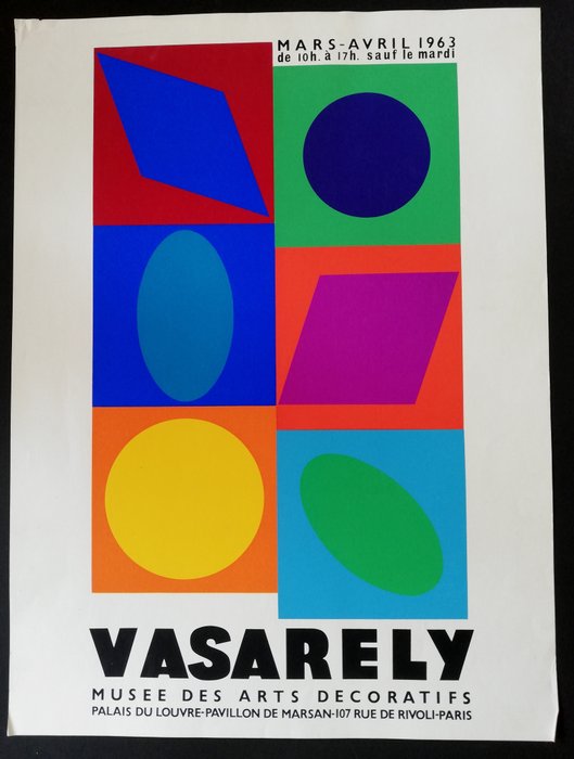 Victor Vasarely - Musee Des Arts Decoraties - 1963