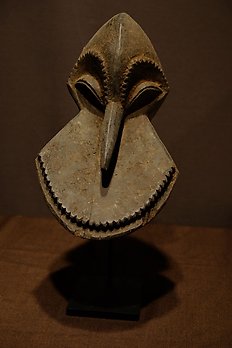 Monkey Mask - Wood - Sakamutu- Provenance Patrick Dierickx - Hemba - Congo DRC 