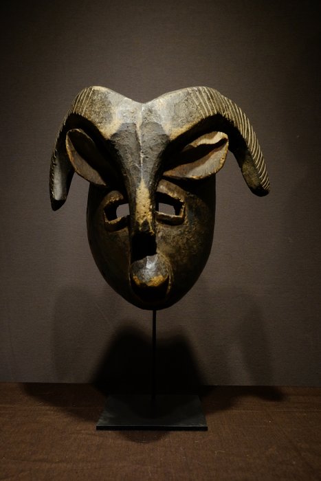 Mask - Wood - Ekpe - Ibibio - Nigeria 