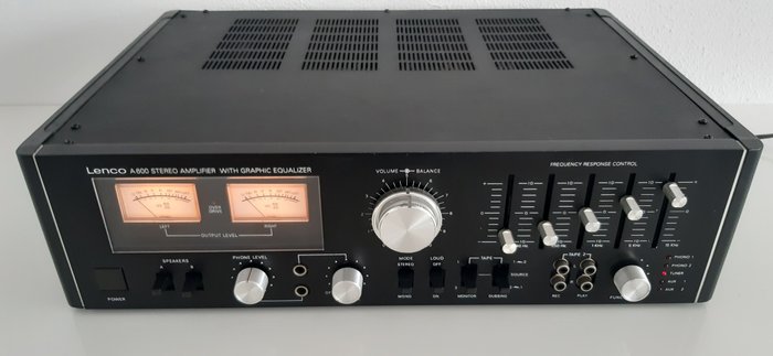 Lenco - A600 - Equalizer, Integrated amplifier