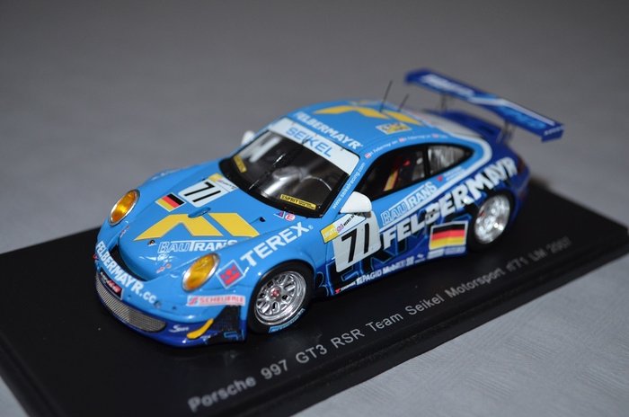 Spark - 1:43 - Porsche 911 (997) GT3 RSR 24H Le Mans 2007 ° 71 / Rare Model ! - Horst Felbermayr Jr. (AUT) * Horst Felbermayr (AUT) * Philip Collin (USA)