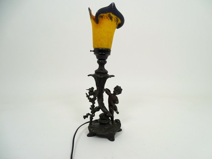 Art de France - Lampe de table - Art nouveau - Verre