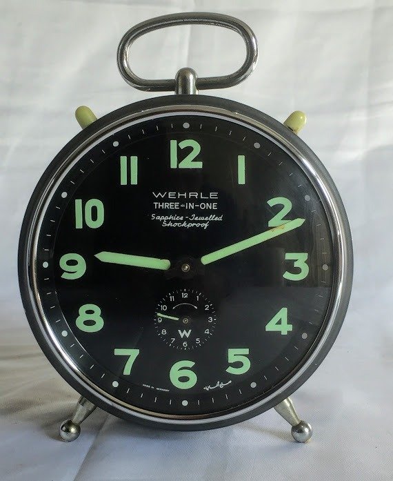 Emilian Wehrle & Co - Emilian Wehrle & Co - Reloj despertador tres en uno Emilian Wehrle & Co (1) - Acero, Plástico