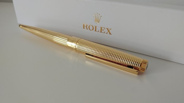 Rolex - Kugelschreiber - Gold-Edition + BOX - Original - rare - Rolex-Krone - Luxusuhren - Uniszex - 2011 utáni