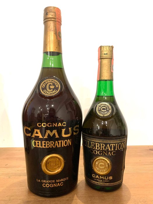 Camus - Cognac Celebration - b. 1970-tallet - 1.5 Liter, 70cl - 2 flasker