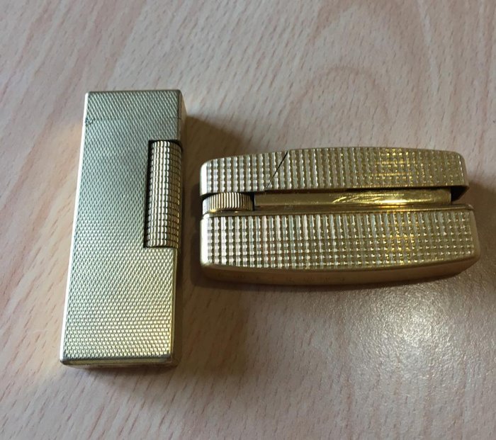 Dunhill-Saffa 10 - Pocket lighter - Set of 2