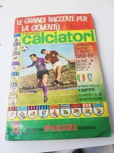 Panini - Calciatori 1968/69 - Álbum completo