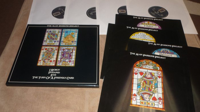 Alan Parsons Project - 4-LP Box - I Robot / Pyramid / Eve / The Turn Of A Friendly Card - Flere titler - Eske - 1987/1987