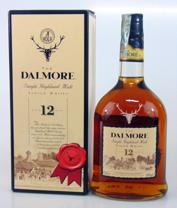 Dalmore 12 years old White label - Original bottling - b. 2000s - 70cl