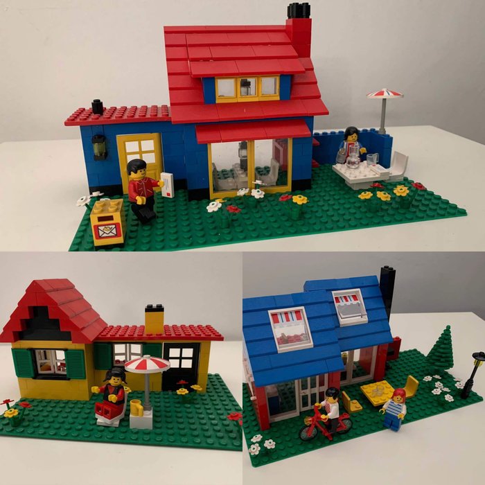LEGO - Classic Town - 6372 + 6365 + 6370 - Σπίτια - 1980-1989