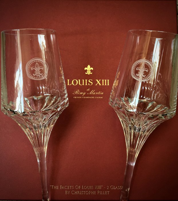 Rémy Martin - Set of 2 Louis XIII Crystal Glasses by Baccarat, as new in  original Box - 4cl - Catawiki