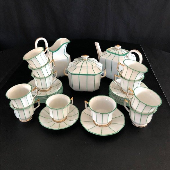 Limoges - Tea set (26) - 艺术装饰 - 瓷