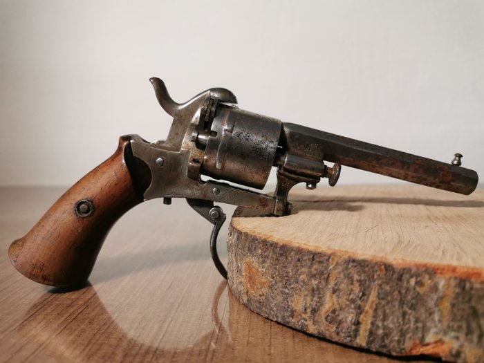 Belgien - modèle 1870 - pistolet - Pinfire (Lefaucheux) - Revolver - 7mm Cal