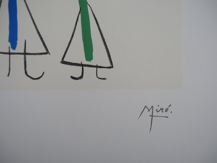 Image 2 of Joan Miro (1893-1983) - Famille à l'étoile