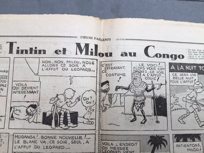 Le Petit Vingtième - Cœurs Vaillants - Tintin au Congo - - Catawiki