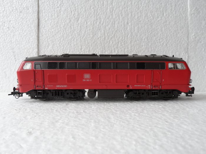 Fleischmann H0 - 4237 - BR 218 4-Achs-Diesellokomotive - DB - Catawiki