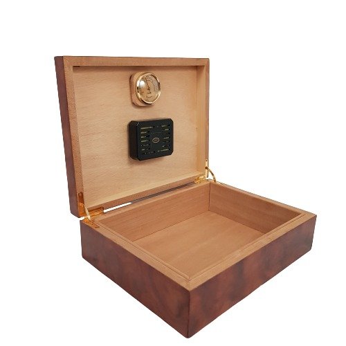 Pudełko cygar Humidor / Humidif z miernikiem wilgotności