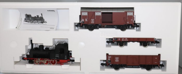 Märklin 1 - 55028 - 火車套裝 - 帶BR 89.70-75的數字“貨運列車”啟動器組 - DB