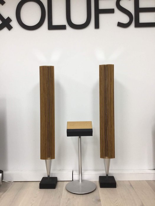 B&O - BeoSound Moment including Beolab 8000 speakers with real oak covers (Beolab 18 look!) - 揚聲器組合, 高保真音響