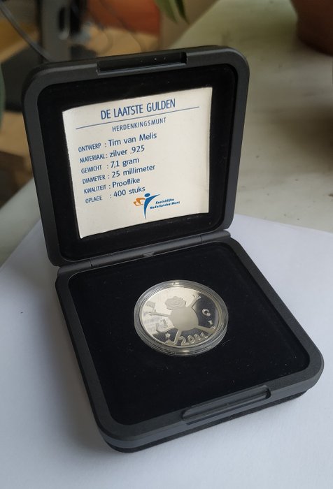 Países Bajos - 1  Gulden 2001 Zilveren Loekie / Laatste gulden - Plata