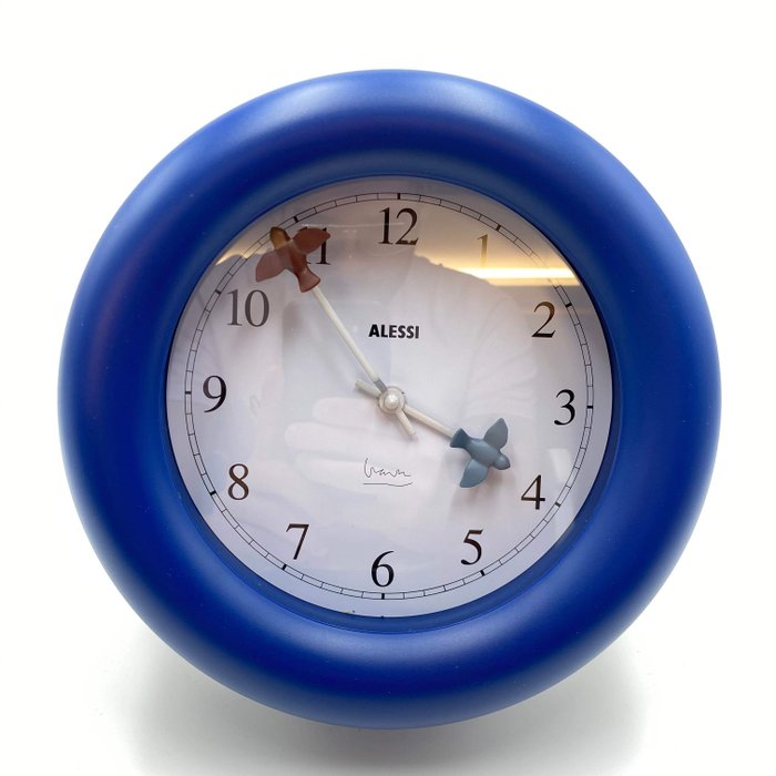 Michael Graves - Alessi - Wall clock / Kitchen clock 10 'Time Flies'