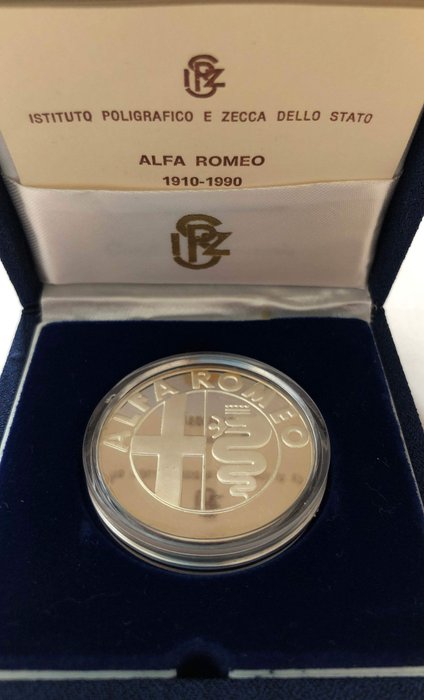 Feierliche Medaille - Alfa Romeo 1910 -1990 - Alfa Romeo - 1980-1990