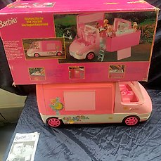1980's barbie camper van