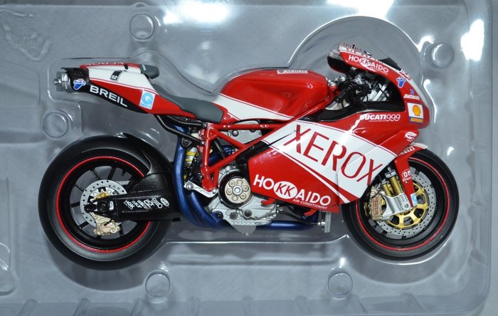 MiniChamps - 1:12 - Ducati 999 F05 WSBK 2005 ° 1 / James Toseland (GBR) / World Superbike - Team Ducati Xerox / vaikea löytää!