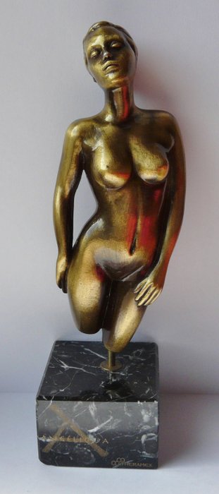 Marie-Paule Deville-Chabrolle - Bronze Sculpture - Angelica