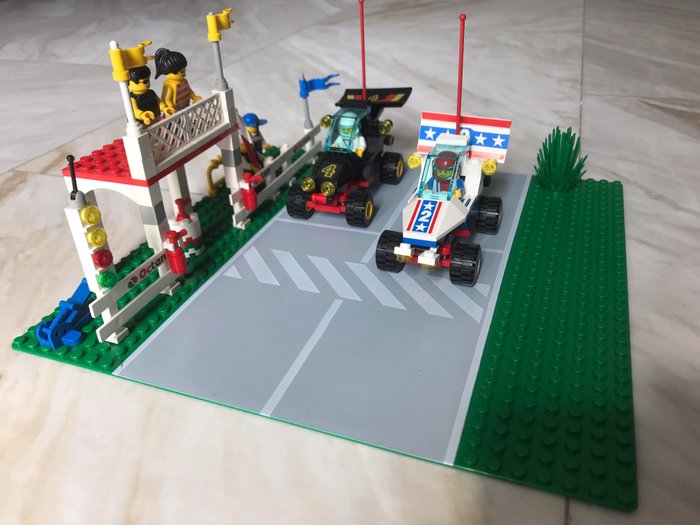 LEGO - System - 120359 - Racebaan Octan met 2 auto's 6551 - 1990-1999