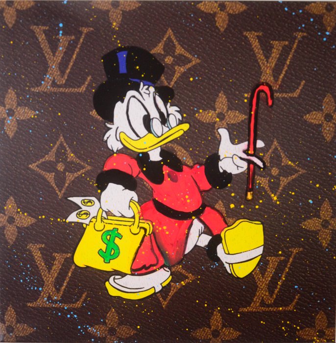 Louis Vuitton Dollar Sign by CHOSEN (2020) : Painting Acrylic