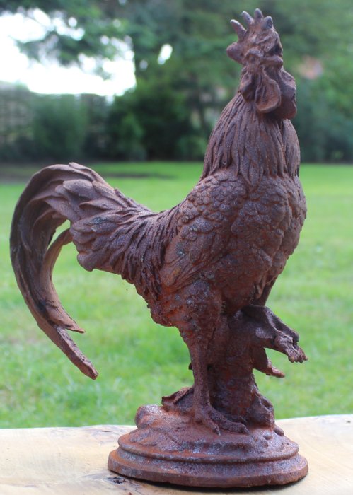 Cast iron rooster (43 cm.) - Iron (cast/wrought) - Recent - Catawiki