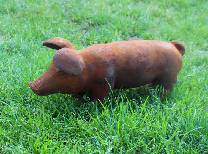 Gusseisen Schwein (43 cm) - Eisen (Gusseisen/ Schmiedeeisen) - vor kurzem