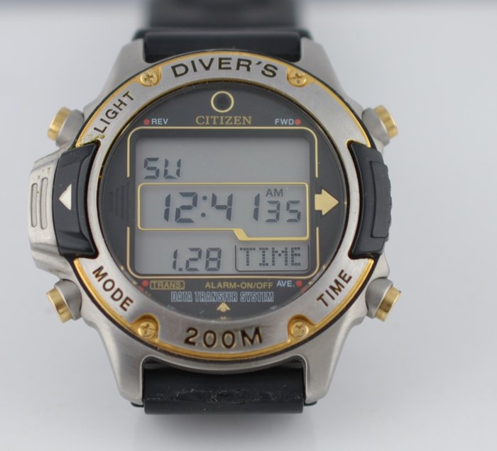 Citizen - Aqualand Diver Watch - D203-089821 - Uomo - 1990-1999 - 160294 - Homme - 1980-1989