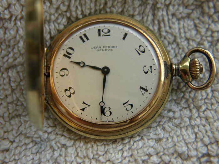 Jean Perret Geneve -  pocket watch   NO RESERVE PRICE - 54021 - Miehet - 1950-1959