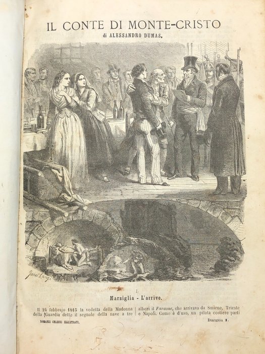 Alexandre Dumas  - Il Conte di Monte-Cristo Illustrato - 1850/1860
