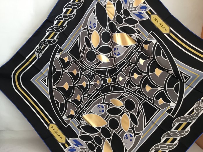 Bulgari - 90/90 cm Silk - 圍巾