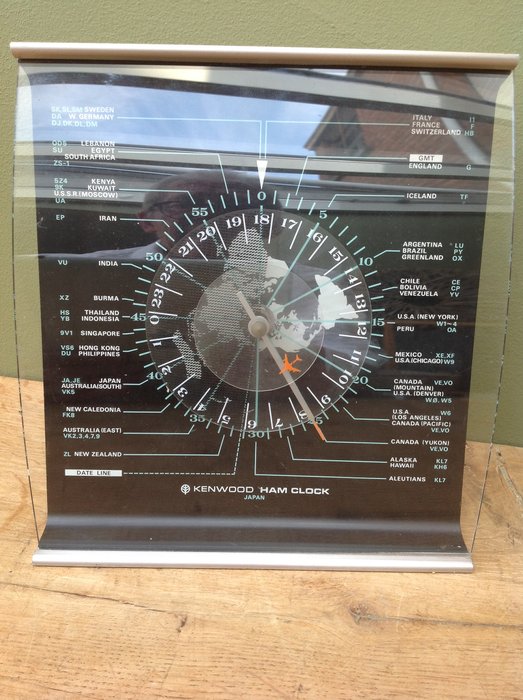 Kenwood - 火腿鐘（世界時鐘） - 有機玻璃-鋁-塑料-e.a.