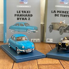 VOITURE 1/24 SERIE TINTIN N°30 LE TAXI PANHARD DYNA Z 