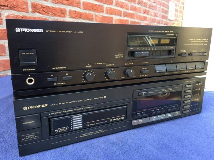 Pioneer - A-X430 PDX-77M - Amplificatore integrato, Lettore CD