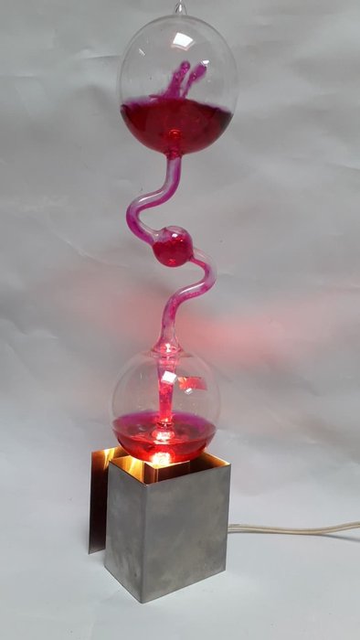 V.O. Créations Artisanales - Lampe, Tischlampe (1) - Glas