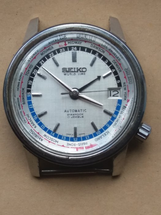 Seiko -  1964 Tokyo Olympics World Time Watch. - 6217-7000 - Homem - 1960-1969