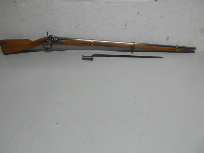 Alemania - Preußen / Potsdam - Perkussionsgewehr Preußisch - Steinschloss / Perkussion - Percusión - Rifle - 17,5 mm