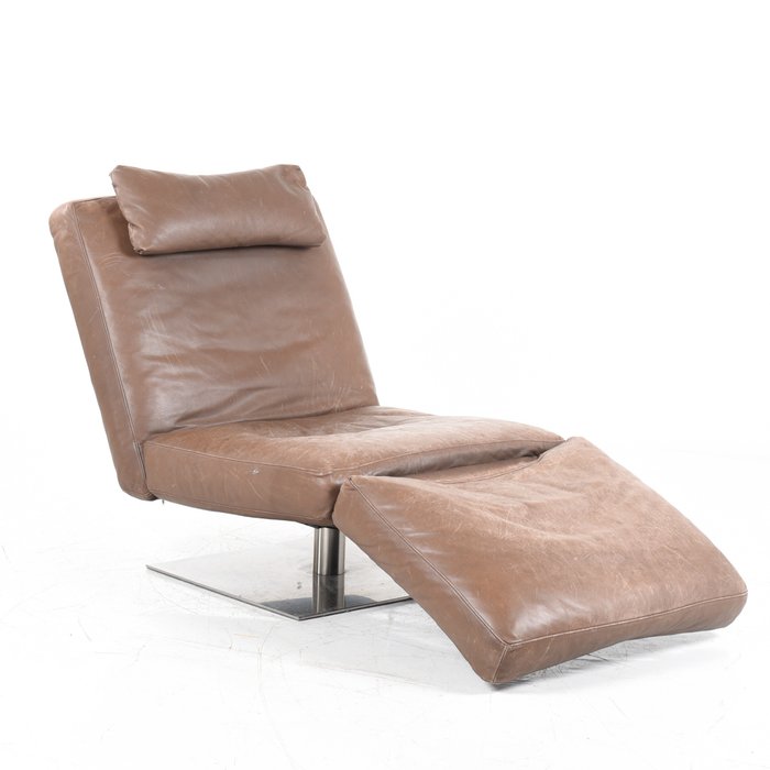 Natuzzi - Leren chaise longue in Italiaans design