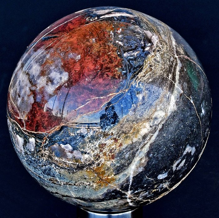 Kiváló minőségű Pietersite gömb - 7.2×7.2×7.2 cm - 572 g