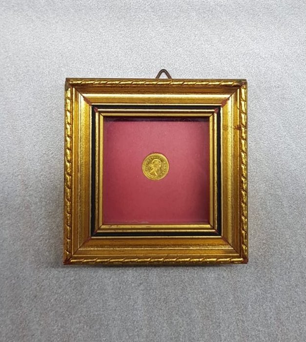 Verdens mindste guldmønt - .333 (8 kt.) guld