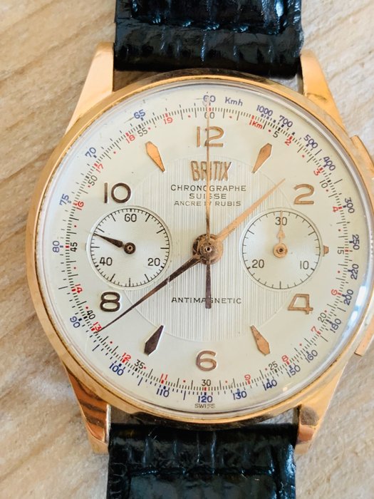 BRITIX - 18K chronographe - 597 - 男士 - 1901-1949